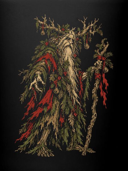 Weihnachts-Leshy-Slawischer Waldgeist-Folklore