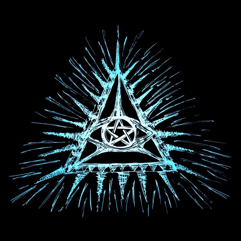 Oeil de Dieu, pentagramme, maçonnique, Triangle,