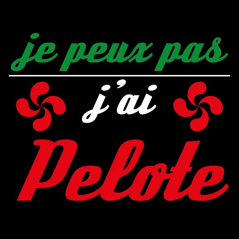 je peux pas j'ai pelote basque