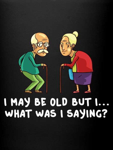 Ældre Seniorer Pensionist Joke Funny Age
