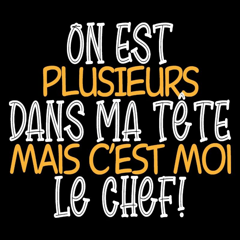 On est plusieurs dans ma tête mais c'est moi chef