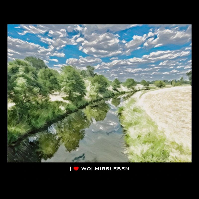 Bodeblick dunkler Stoff