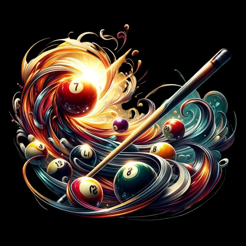 Billard 8er Ball Snooker Queue Billardtisch