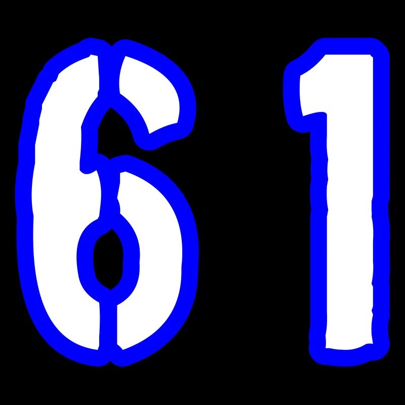 61 Symbole numérique