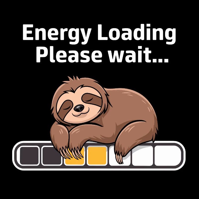Lazy Sloth – Fun Power Saving Design