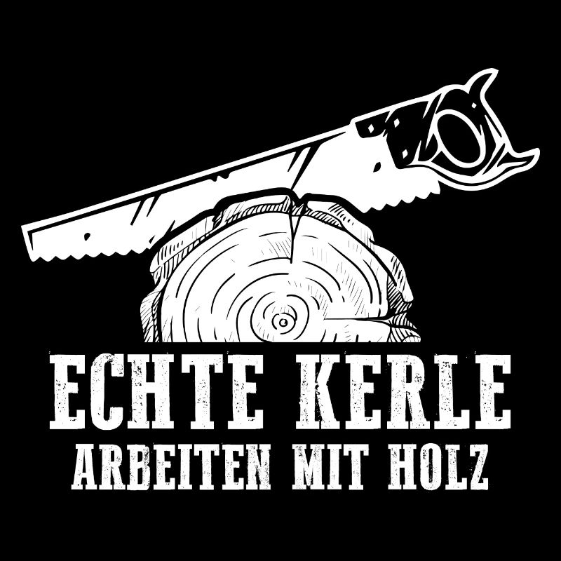 Echte Kerle Arbeiten mit Holz
