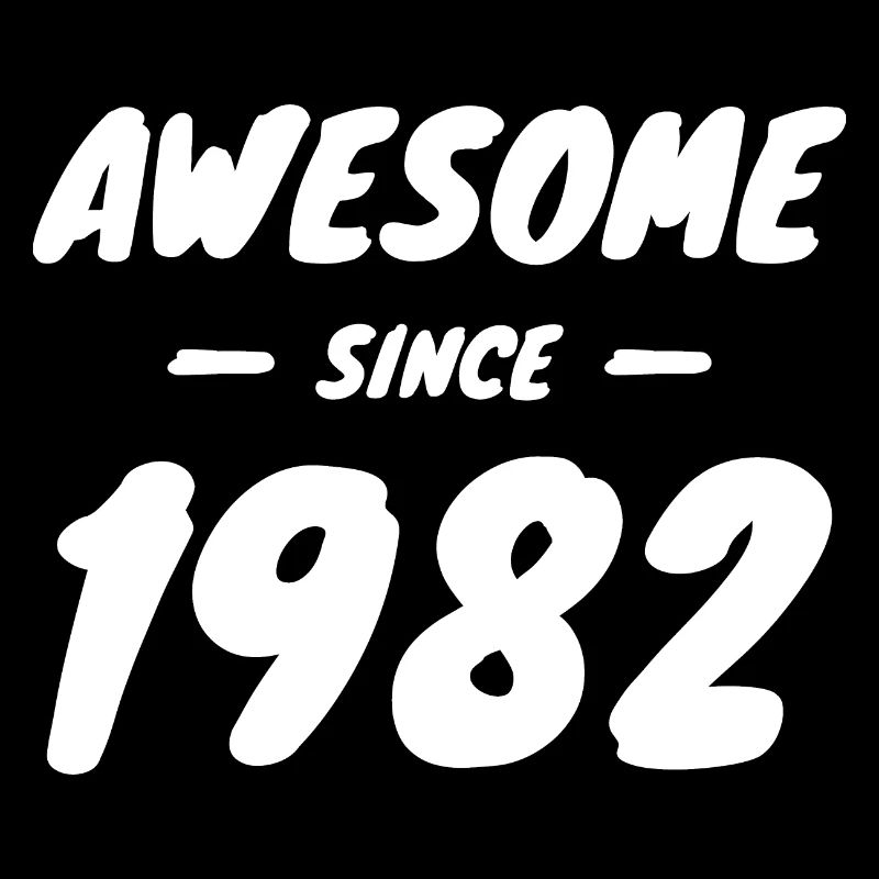 1982 Geburtsjahr Awesome Since 1982 Geschenkidee