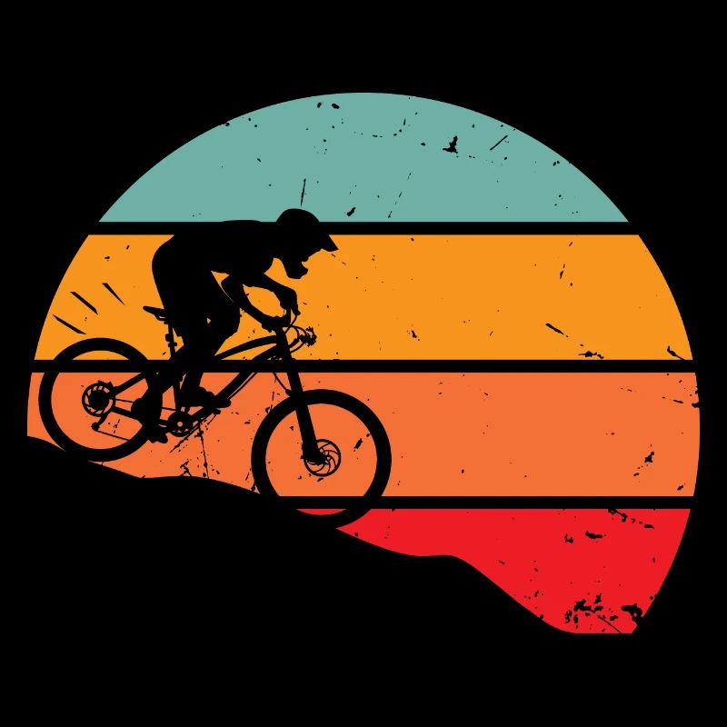 Retro-Downhill-Mountainbiken