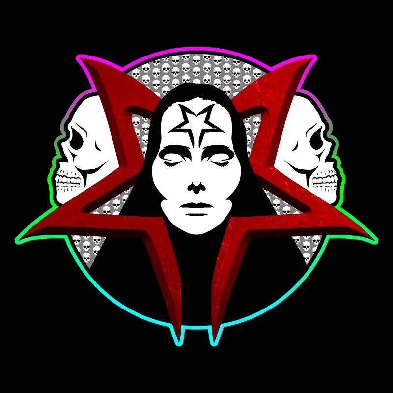 Mysterious Gothic pentagram