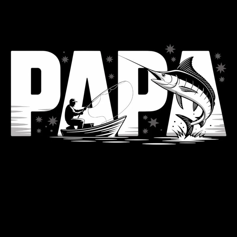 Papa pêche