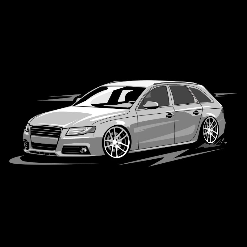 RS4 B8 A4 low style without driver tuning car