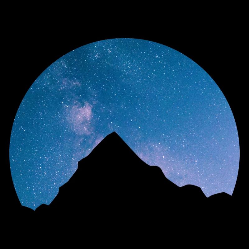 Starry Sky Mountains