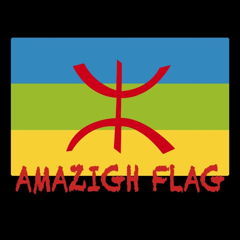 Drapeau Amazigh - drapeau berbère