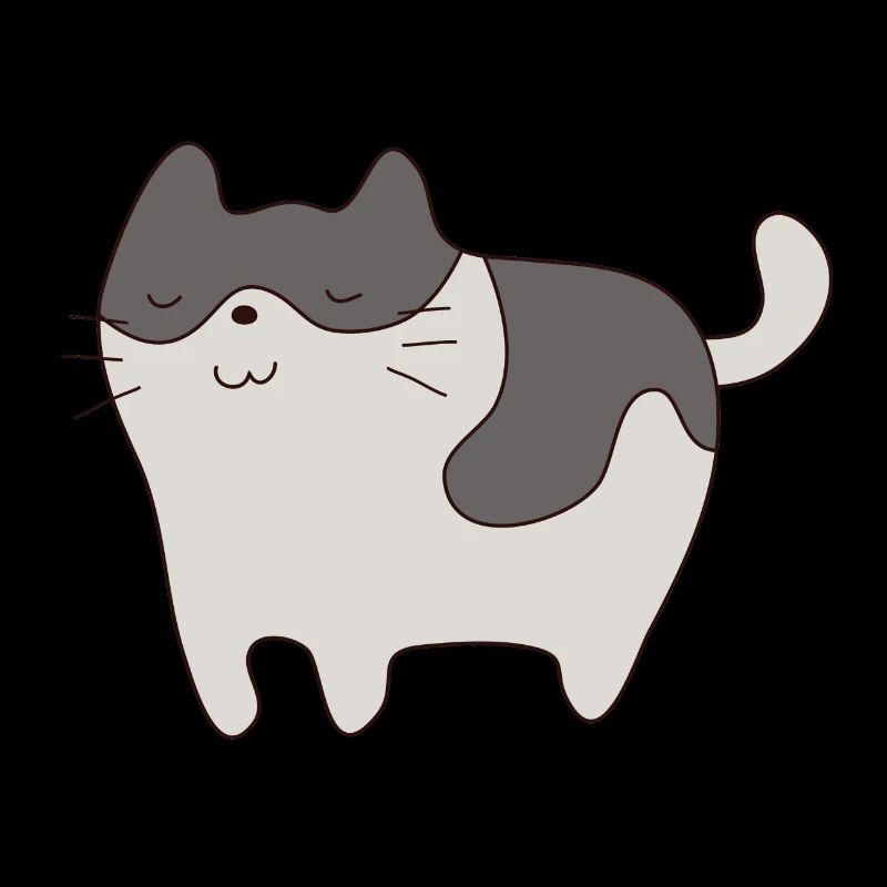 Drawn cat 5