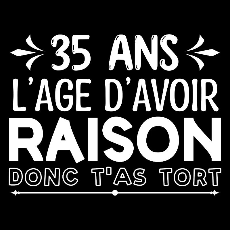 35 ans - cadeau d’anniversaire 35 ans