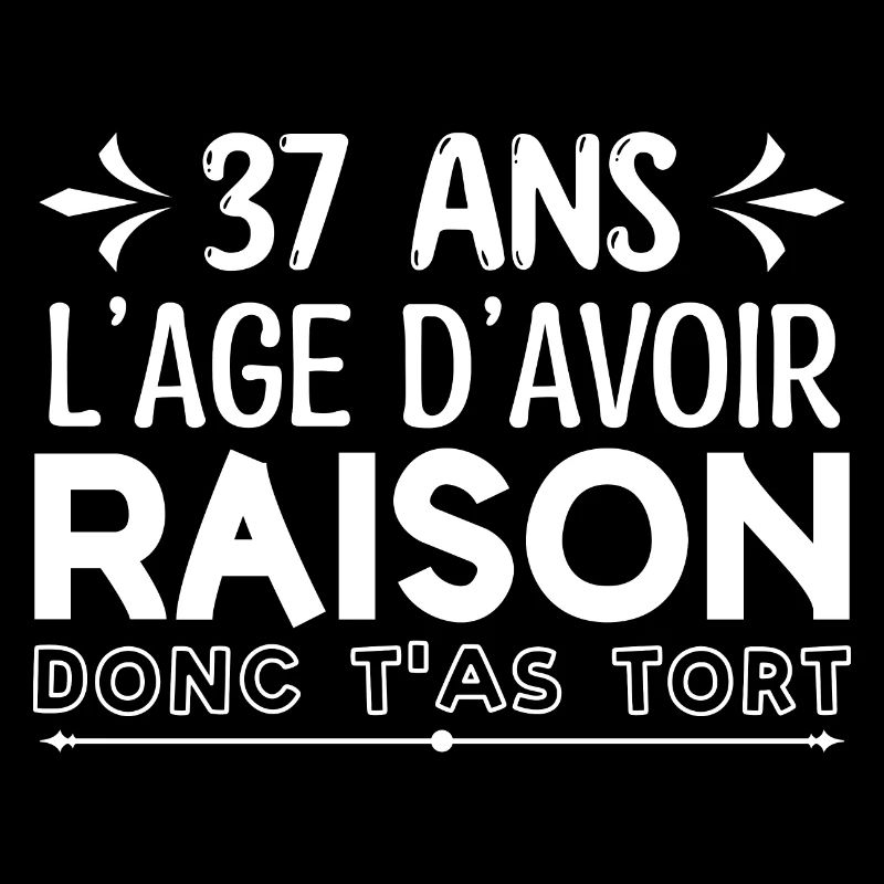 37 ans - cadeau d’anniversaire 37 ans