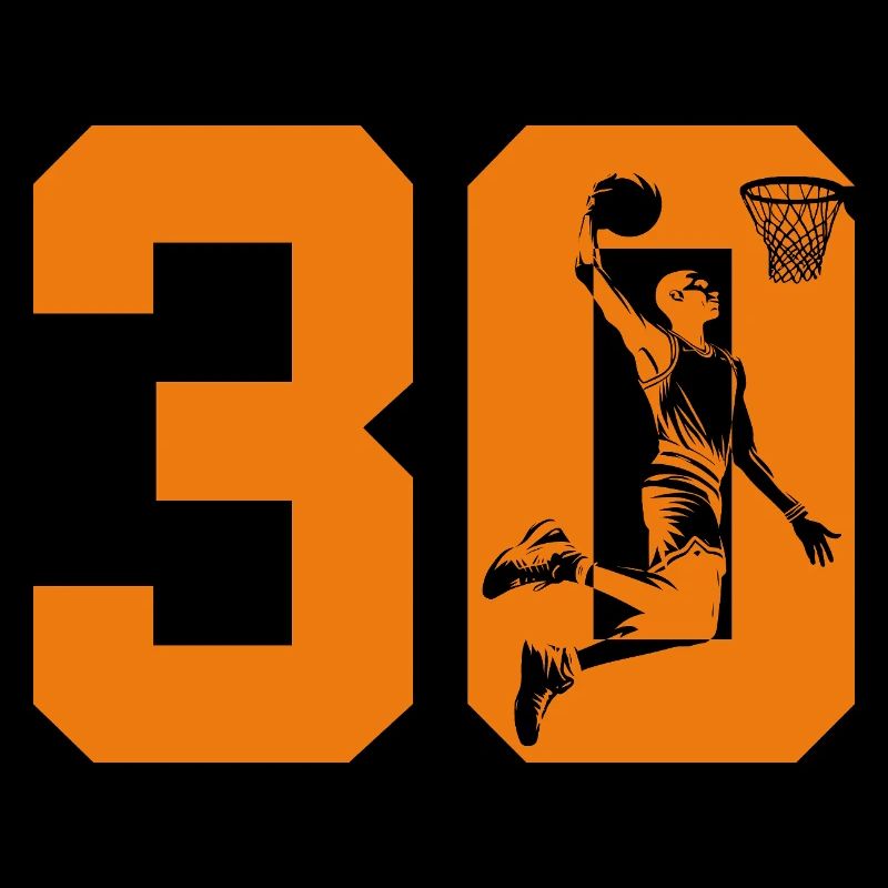 NUMMER 30 BASKETBALL 30. GEBURTSTAG
