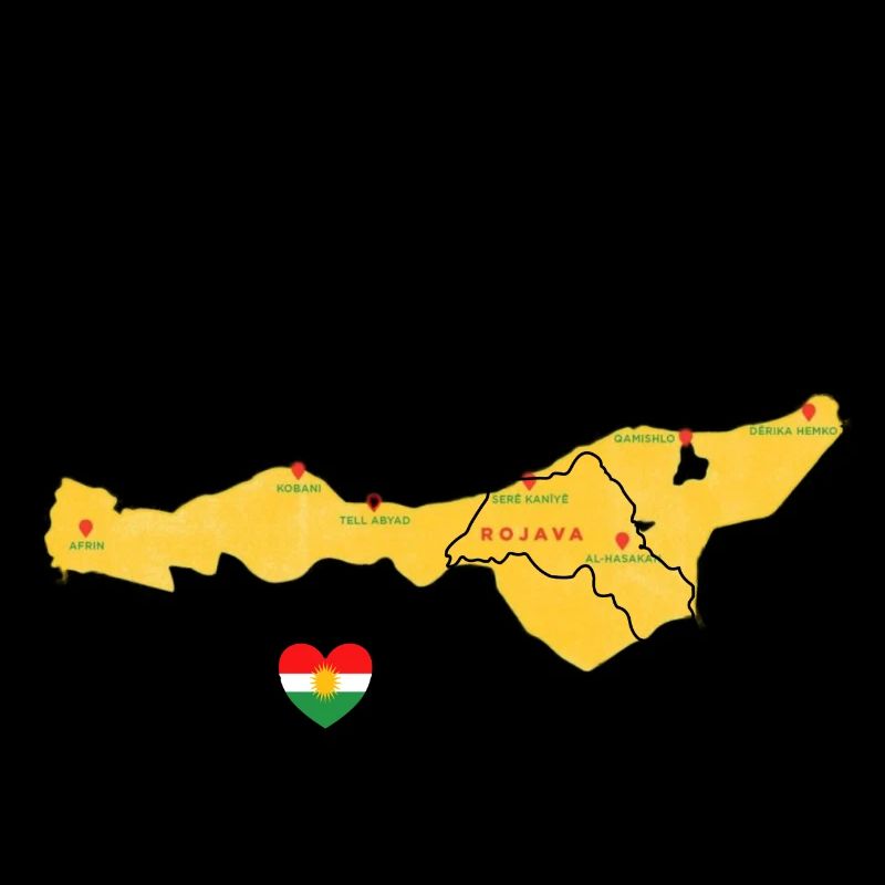 Kurdistan Rojava Kurd kurdisk gåva