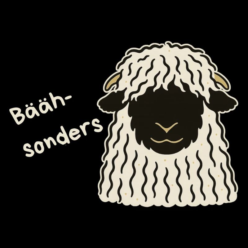 Bäähsonders - the Valais black-nosed sheep