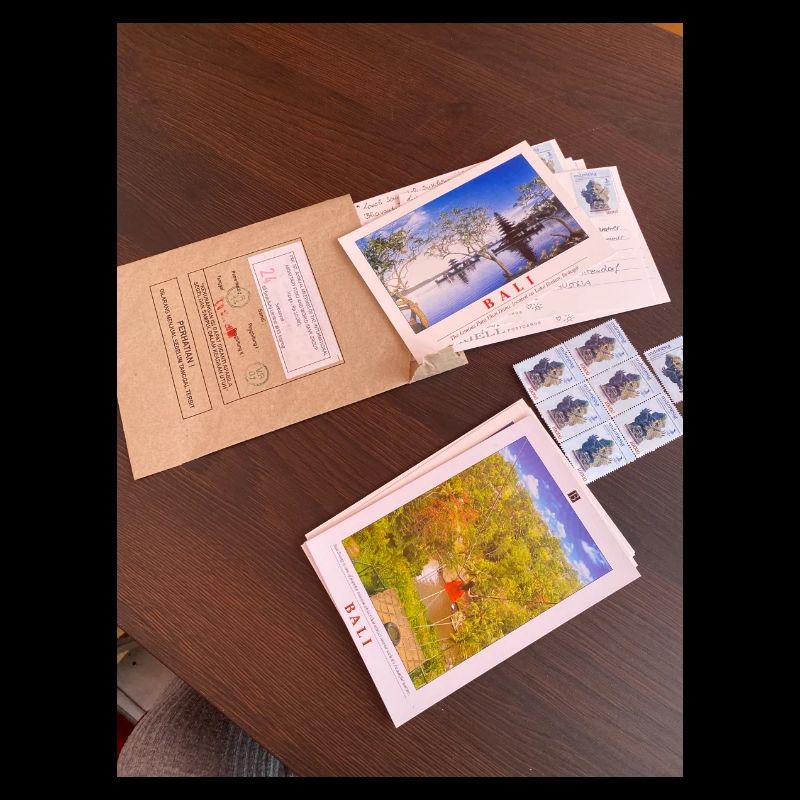Bali Postkarte