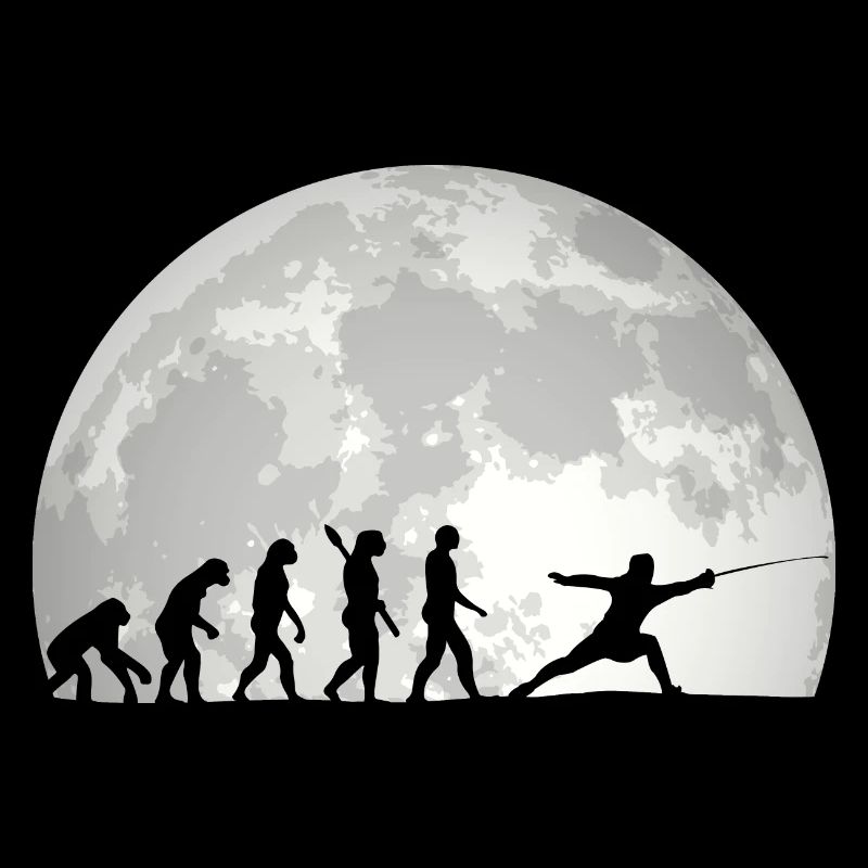 Fechten Evolution Vintage Fencer