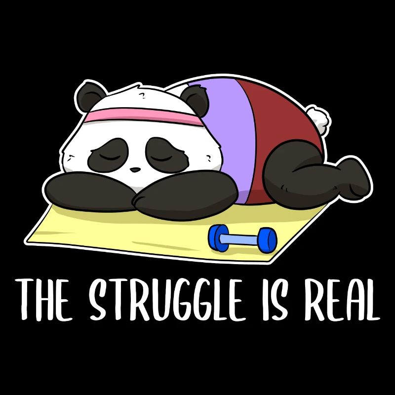 The Struggle Is Real Panda Bear Workout