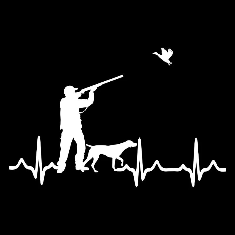 Entenjagd Herzschlag Geschenk Shirt