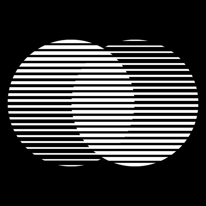 Two Circles / weiß