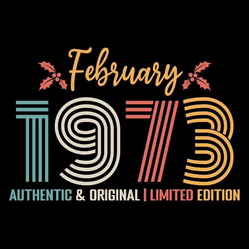 Februar 1973 Geburtstag Februar 1973 Retro