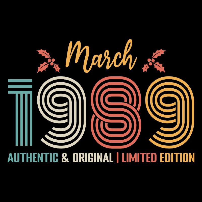 March 1989 Anniversary March 1989 Retro