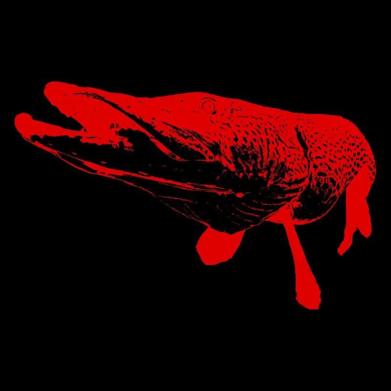 pike - red print