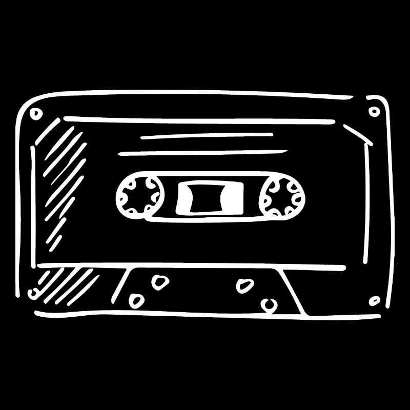 Kassette Retro Zeichnung