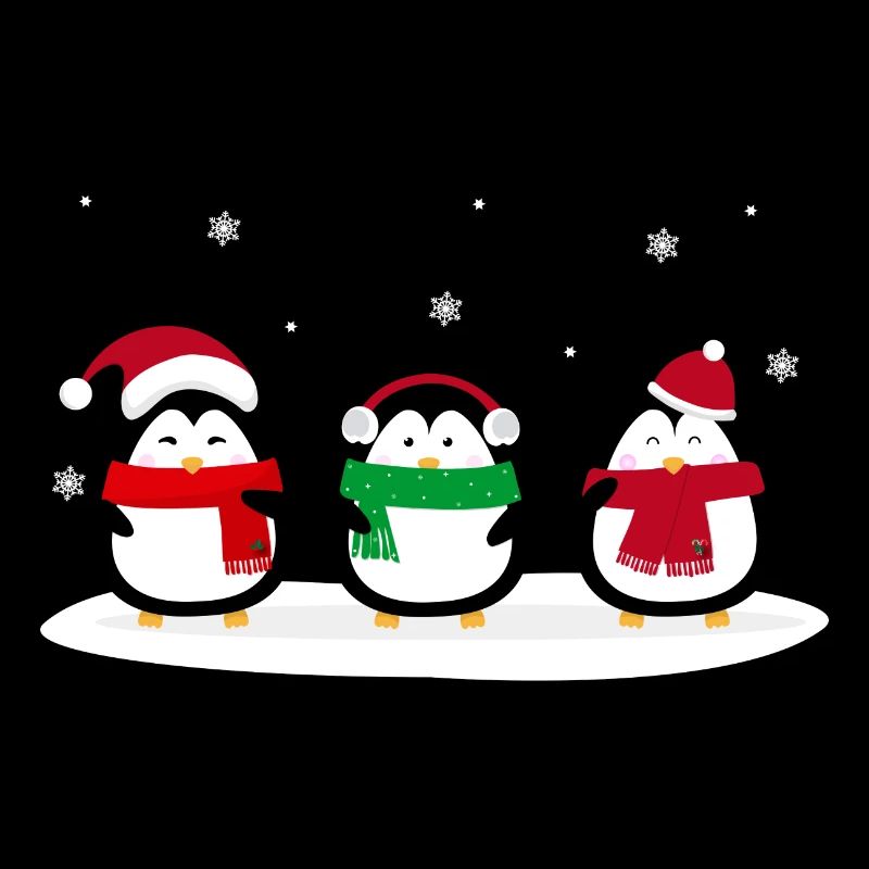 Les pingouins à Noël