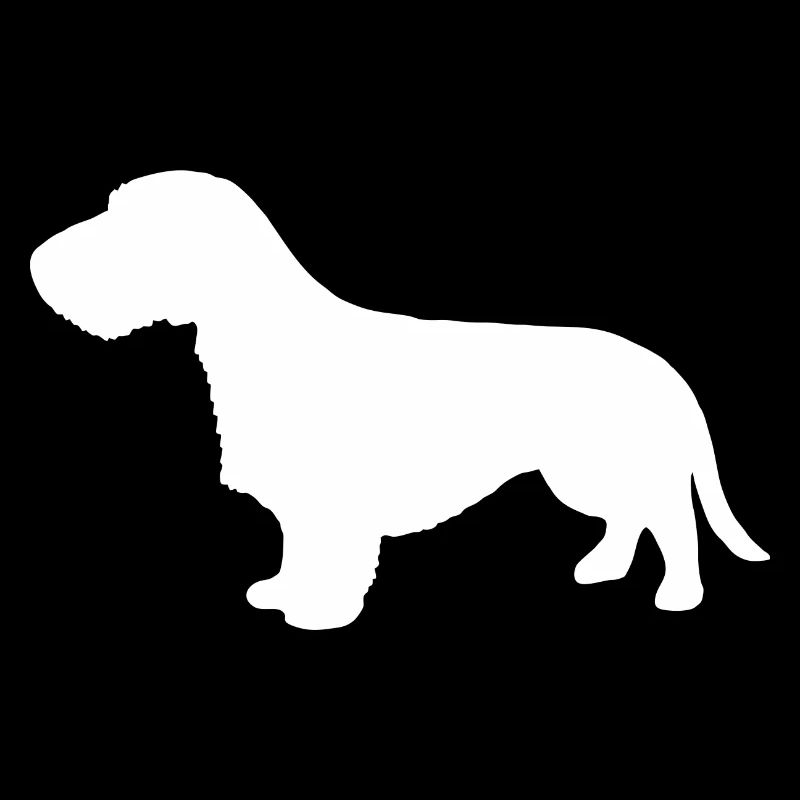 Rauhaardackel Silhouette