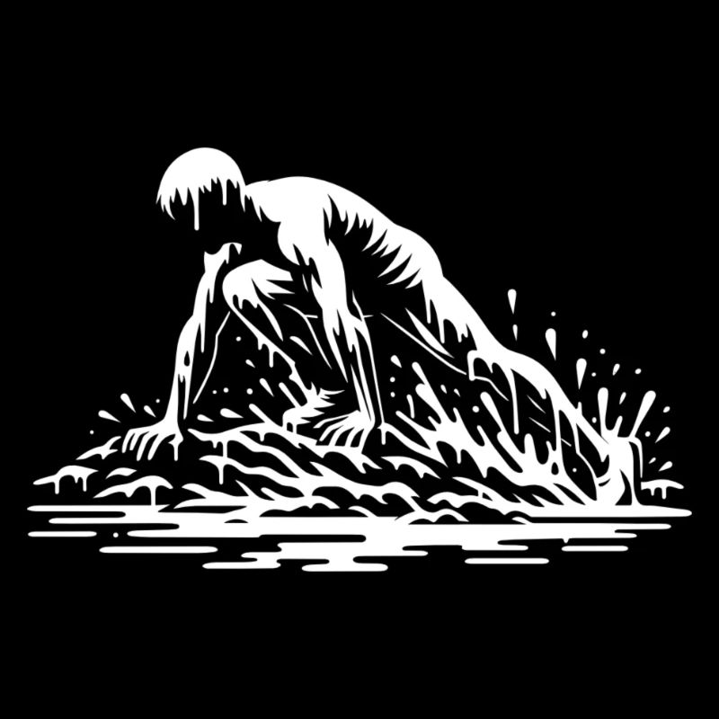 Durch den Schlamm beim Hindernislauf