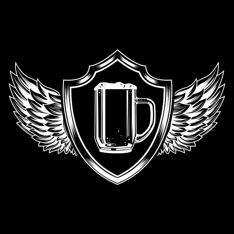 Bier Glas Bierkrug Schild