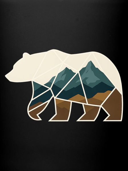 Bear Design Geometric
