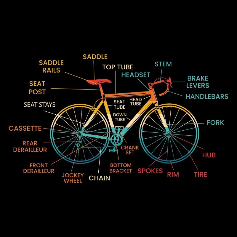 Anatomie d’un vélo, Anatomie du vélo VTT
