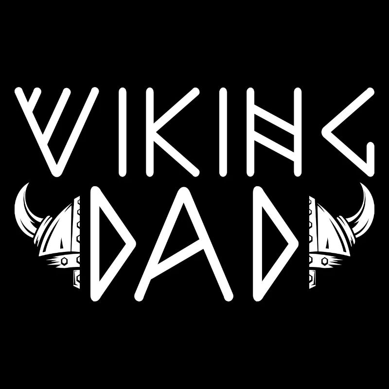 Bearded Man Viking Dad Father's Day 2024