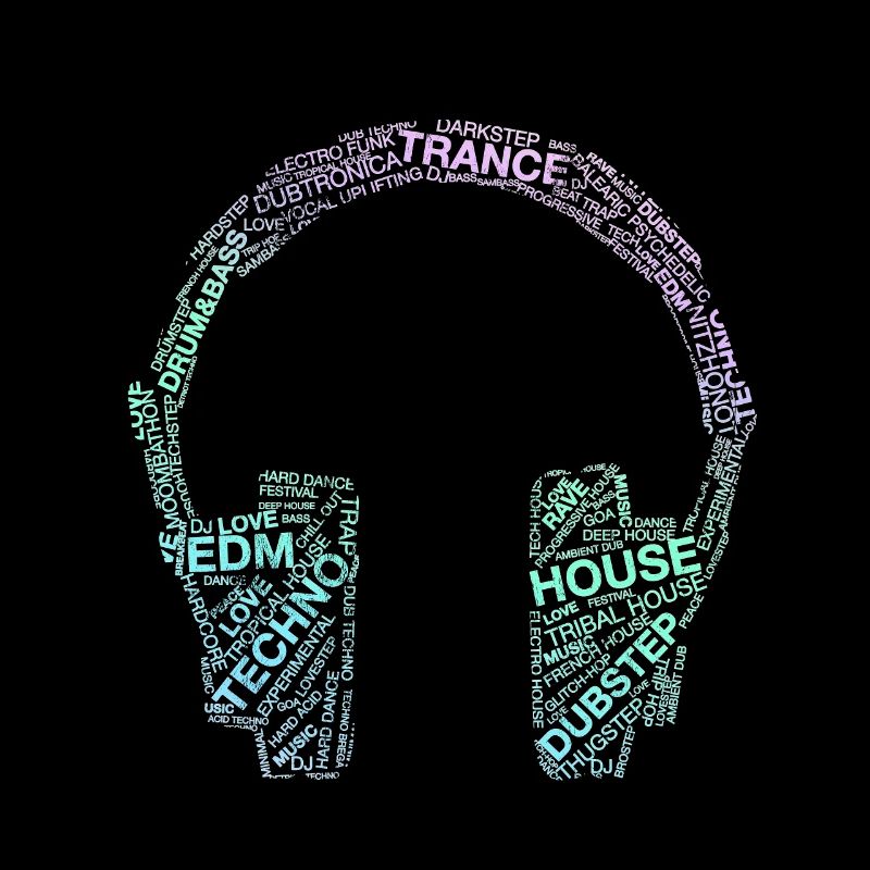 Kopfhörer Electronic Dance Rave Edm Trance