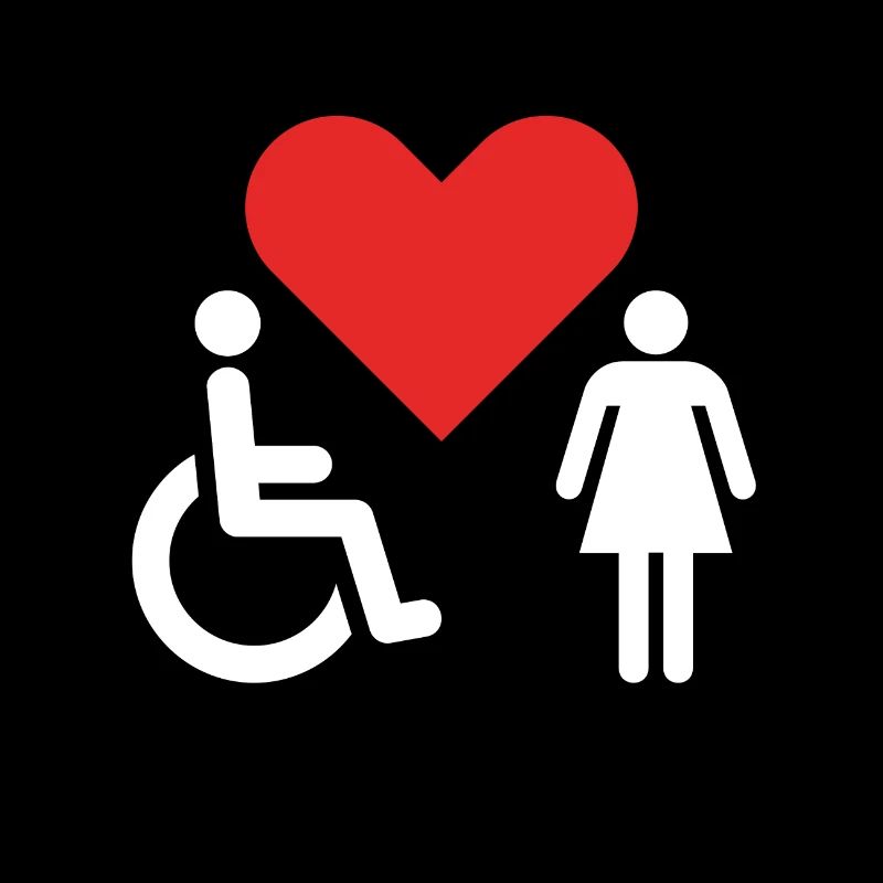 Valentinstag Rollstuhlfahrer