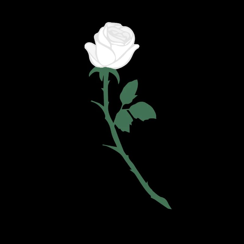 Rose blanche Times Up Metoo
