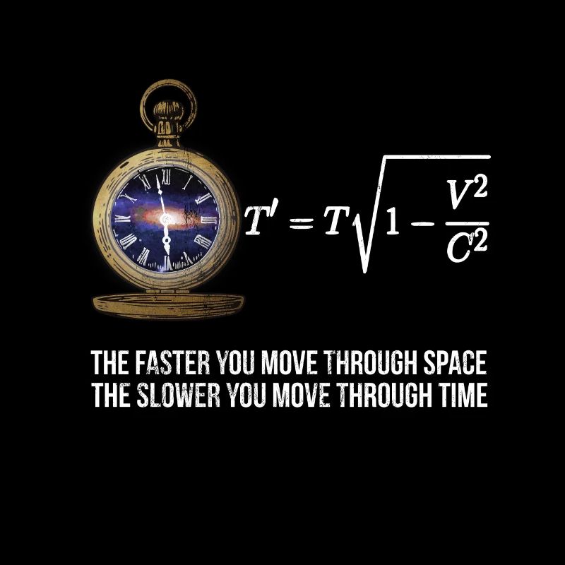 Science Physics Math Relativity Geek Time Equation