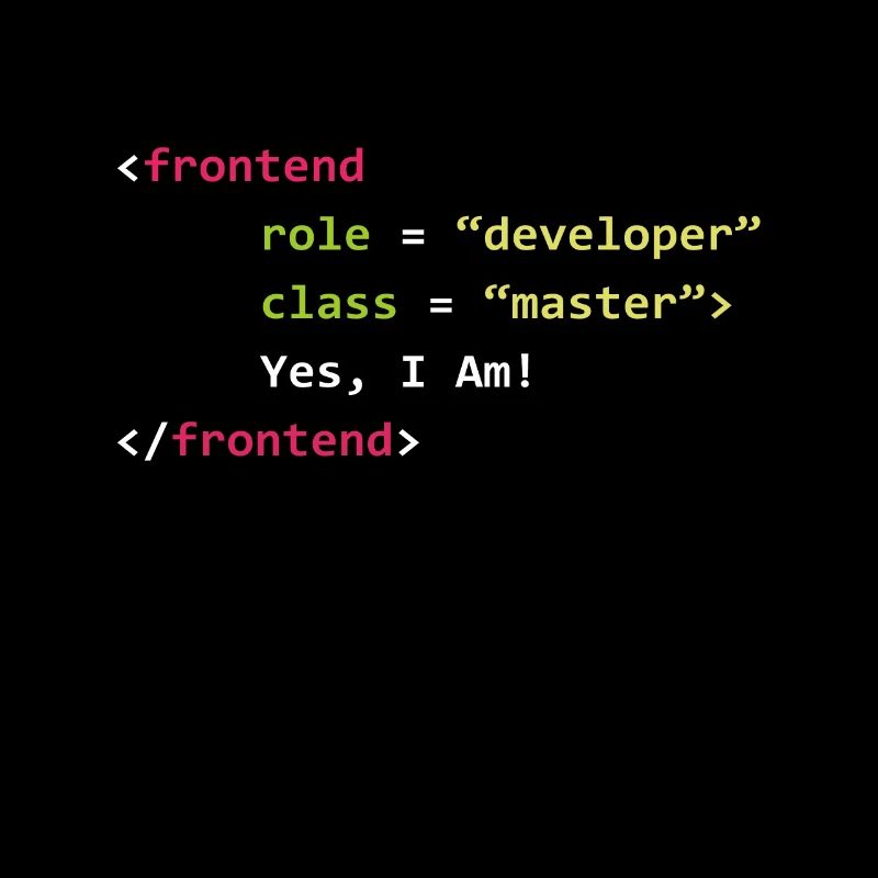 Lustiger Geschenkcodierer-Programmierer des Frontend-Entwicklers