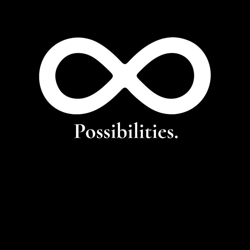 Infinte Possibilities Infinity Math Symbol Tee