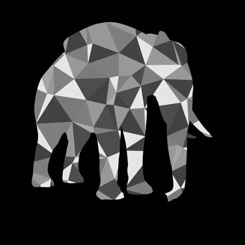 Polygon Elefant