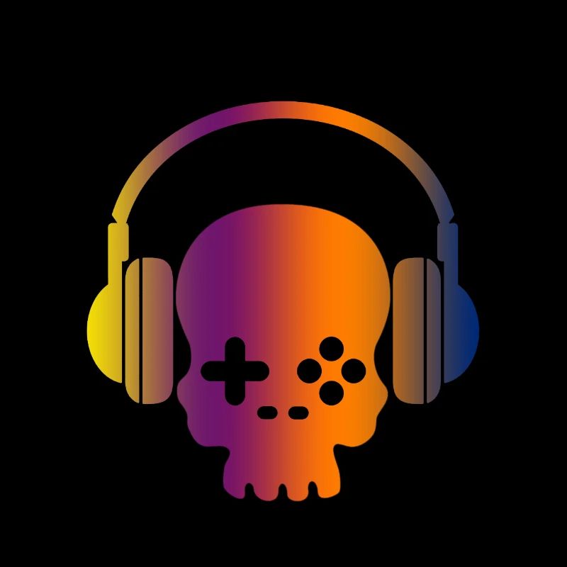 Zocken Headset Gaming Schädel