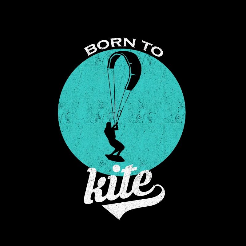 Born to Kite Kite Surfer Surfing Gift