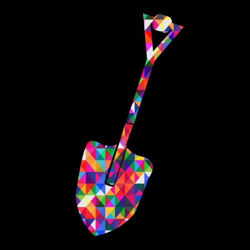 Shovel Mosaic Colorful