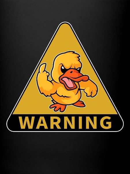 Avertissement sur le canard
